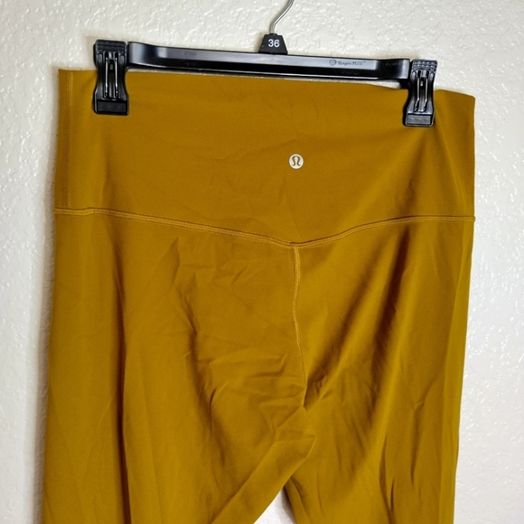 Lululemon Align Pant 25" Gold Spice Sz 12 - Picture 6 of 8